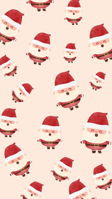 #santaclaus #iphonewallpapers #android #christmas #cute #aesthetic #merrychristmas #falldecor Santa Astethic, Secret Santa Wallpaper, Cute Santa Wallpaper, Christmas Cute Aesthetic, Girly Christmas Wallpaper, Christmas Backrounds, Santa Wallpaper, Santa Claus Wallpaper, Emoji Christmas