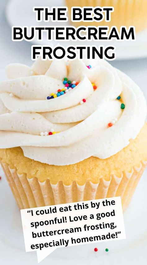 Spring Breakfast Recipes, Best Buttercream Frosting Recipe, Cake Mix Donuts Recipe, Ice Cream Sandwich Cake Recipe, Sandwich Cake Recipe, Best Icing, The Best Buttercream Frosting, Cake Mix Donuts, Buttercream Icing Recipe