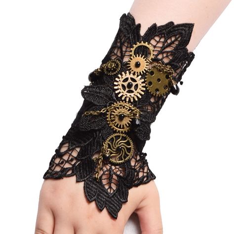 Steampunk Outfits Women, Steampunk Witch, Crystal Costume, Steampunk Items, Steampunk Bracelet, Victorian Bracelet, Butterfly Costume, Bracelets For Sale, Victorian Costume