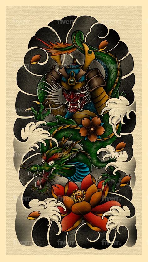 Japanese Back Tattoo Design, Desain Tattoo, Tattoo Designs Japanese, Tato Irezumi, Japanese Peony Tattoo, Japanese Traditional Tattoo, Steampunk Wallpaper, Samurai Tattoo Sleeve, Traditional Japanese Tattoo Designs