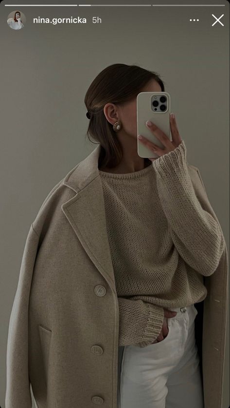 Chique Outfits, Beige Outfit, Autumn Outfit, Outfit Inspo Fall, Mode Inspo, Mode Inspiration, Fall Winter Outfits, Outfits Casuales, Classy Outfits