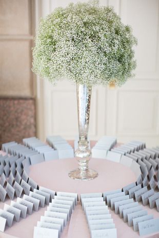 Trumpet or Fluted Vase - A tall vase that gets wider at the top. {Jess Barfield Photography} Fluted Vase Centerpiece, Vase Centerpiece, Ideas For Wedding Decorations, Fluted Vase, Believe In Love, Card Table Wedding, Babies Breath, Book Wedding, Wedding Songs