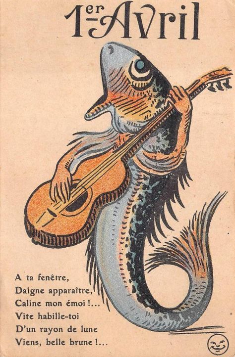 Vintage Fisherman Illustration, Vintage Fish Art, Seafood Pictures, French Mythology, Salmon Drawing, Sardine Art, 1920s Ads, Fish Illustrations, Fish Poster