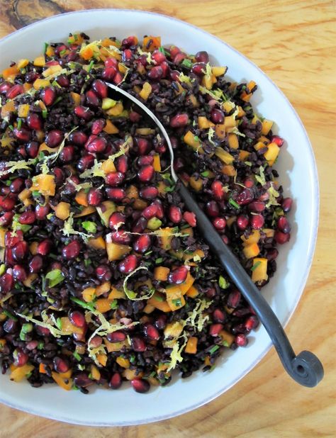 Forbidden Rice Recipes, Rice Salad Dressing, Black Rice Recipe, Rice Salads, Healthy Liver Diet, Forbidden Rice, Rice Recipes Vegan, Model Diet, Liver Diet