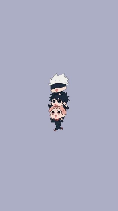 Anime Chibi Wallpaper, 1080p Anime Wallpaper Phone, Crafts Anime, Jujutsu Kaisen Wallpaper, Gojo Megumi, Chibi Wallpaper, Anime Lock Screen Wallpapers, Vintage Anime, Chibi Anime Kawaii