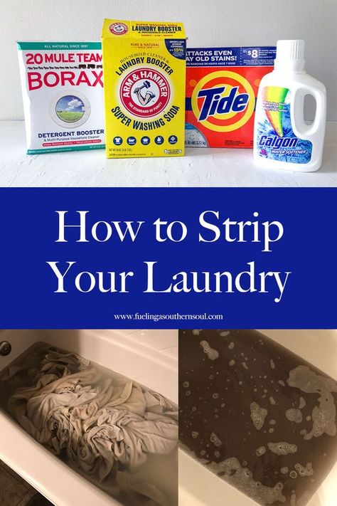 Stripping Towels, Borax Laundry, Laundry Recipe, A Southern Soul, Laundry Stripping, Laundry Booster, Laundry Pods, Washing Soda, Household Cleaning Tips