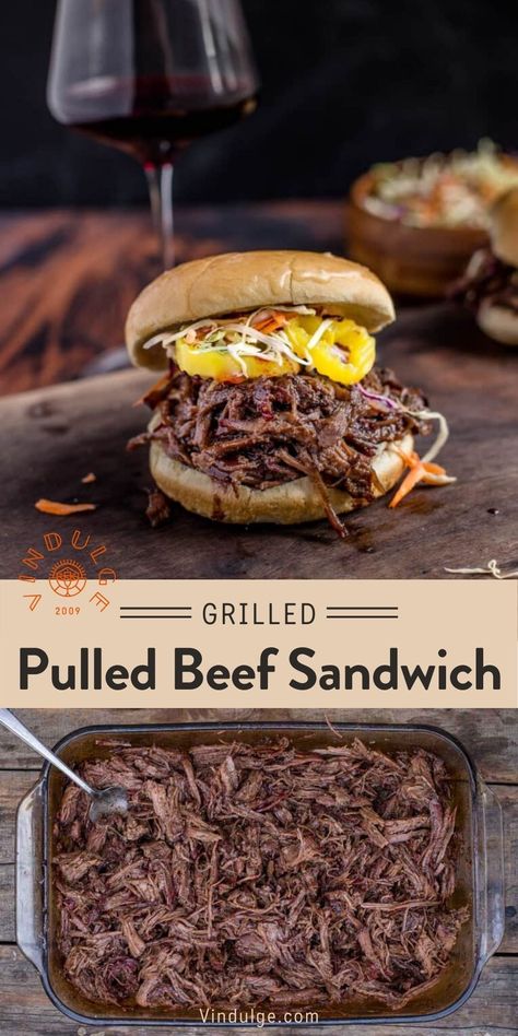 Smoked Chuck Roast Sandwiches, Smoked Roast Beef Sandwich, Pulled Roast Beef Sandwiches, Pulled Beef Oven Recipe, Pulled Beef Recipe, Pull Beef Recipes, Deep Pit Beef, Chuck Roast Sandwiches, Pulled Beef Recipes