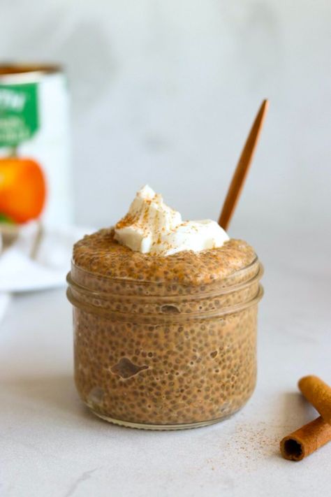 Pumpkin Chia Seed Pudding Chia Oat Pudding, Pumpkin Chia Seed Pudding, Oat Pudding, Pumpkin Pie Chia Pudding, Cottage Cheese Muffins, Protein French Toast, Nutritional Snacks, Pumpkin Spice Syrup, Peanut Butter Protein