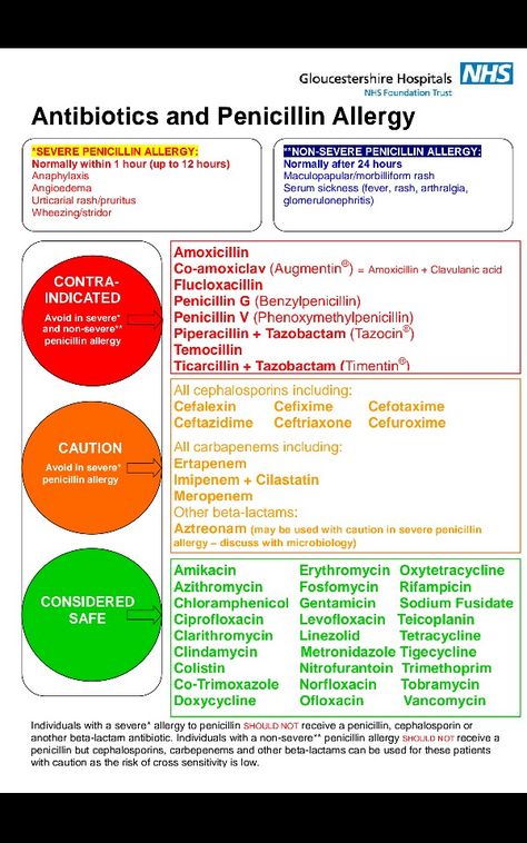 Antibiotics Penicillin Allergy poster .. what to avoid if you are truly allergic. If you have tested positive for a Mold then Yes, You're allergic to #Penicillin or other #cillins #Antibiotics They're molds grown on starches. /  #Mold #Anaphylaxis #Chart #Anaphylactic #Reaction #Food #Allergy #Poster #Antibiotic shared by @Neferast #Neferast Penicillin Allergy, Nurse Practioner, Np School, Nurse Practitioner School, Nursing Information, Family Nurse Practitioner, Pharmacy School, Pharmacology Nursing, Nursing School Studying