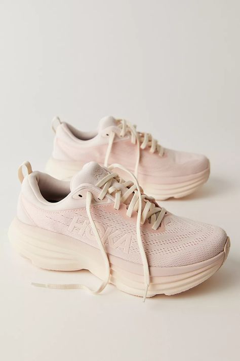 HOKA® Bondi 8 Sneakers | Free People Free People Hoka Shoes, Hoka Shoes Bondi 8, Hoka Boots, Hoka Outfit, Hoka Shoes Woman, Cute Running Shoes, Created Colorful, Hoka Bondi 8, Hoka Shoes