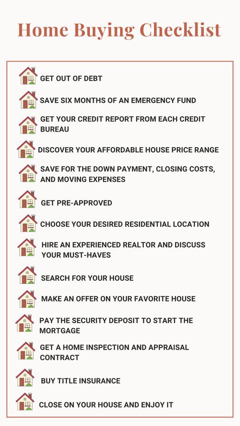 home buying checklist Buying A House Savings Plan, How To Buy A Home, How To Buy A House, House Buying Checklist, How To Save For A House, Buying A Home Checklist, Buying First Home Aesthetic, Saving For A House, First Home Checklist