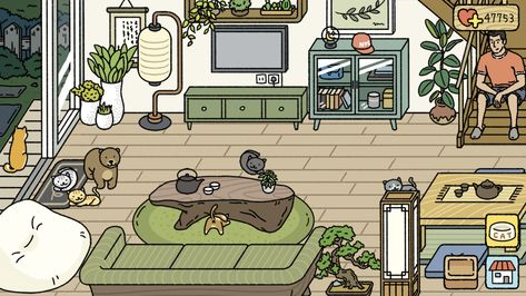 Adorable Home Lounge, Adorable Home Game Ideas, Adorable Home Game, Adorable Home Game Design Ideas, Home Lounge, Adorable Home, Elevated Bed, Adorable Homes Game, Hippie Style Clothing