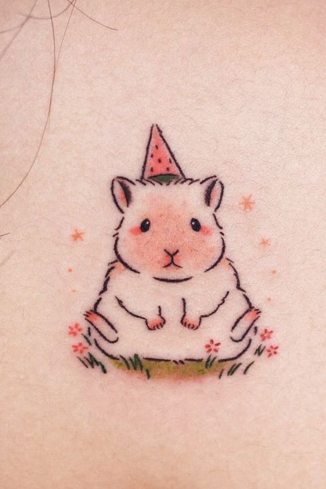 Want to see more hamster tattoo inspiration? Click the article to explore our gallery Hamster Tattoo, Chinese Water Dragon, Fat Tailed Gecko, Pacman Frog, Whites Tree Frog, Blue Tongue Skink, Pet Hamster, Cute Hamster, Pet Ferret