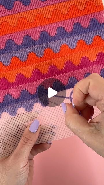 Bargello Projects, Bargello Patterns, I Made It, Create Image, Plastic Canvas, Made It, Yarn, Nails, Canvas