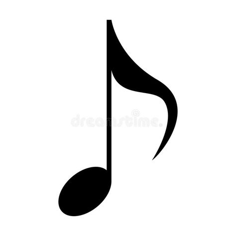 Isolated musical note. Eighth note, Vector illustration #Sponsored , #paid, #sponsored, #musical, #illustration, #Vector, #Isolated Music Note Typography, Music Note Graphic Design, Music Notation Symbols, Music Note Clipart, Musical Notes Clip Art, Eighth Note, Musical Note, Stock Vector, Vector Illustration