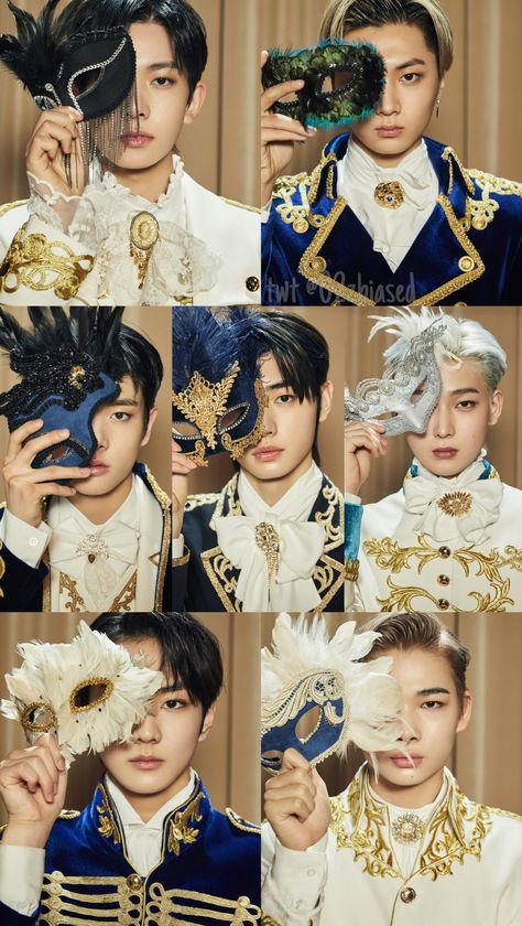 Masquerade Outfit Ideas, Enhypen Members Park Sunghoon, Masquerade Outfit, Crafts By Season, Prince Clothes, Idol Aesthetic, Korean Picture, Carnival Birthday, Dark Moon