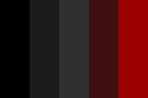 Dark Soldiers color palette Gothic Color Palette, Flat Color Palette, Dark Color Palette, Black Color Palette, Color Design Inspiration, Hex Color Palette, Color Palette Challenge, Red Colour Palette, Color Schemes Colour Palettes