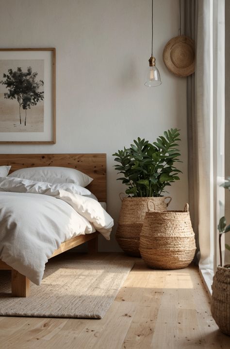 Modernism Bedroom, Bedroom Furniture Inspiration, Bedroom Inspirations Master, All White Bedroom, Neutral Bedroom Decor, Earthy Bedroom, Nordic Bedroom, Luxury Bedroom Design, Scandinavian Bedroom