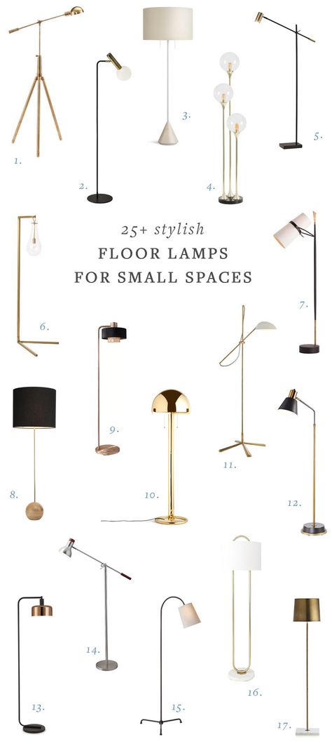 25+ stylish floor lamps for your small space or any size home! resources for lighting for living room, home office, or dining room. #smallspace #floorlamp #lighting #homedecor Bedroom Lighting Design, Bright Floor Lamp, Apartment Lighting, Lighting For Living Room, Stylish Floor Lamp, Living Room Images, Floor Lamp Bedroom, Living Room Home Office, Floor Lamps Living Room