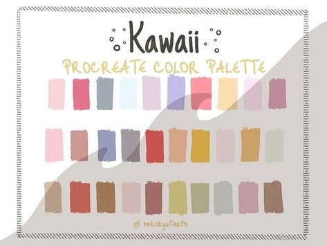 All Posts • Instagram Color Palette Kawaii, Digital Color Palette, Procreate Color Palette, Ipad Procreate, Palette Color, Procreate App, Halloween Clipart, Pink Tone, Color Swatches