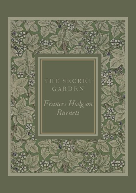 The Secret Garden Poster, The Secret Garden Book Cover, Secret Garden Book Cover, The Secret Garden Book, Fantasy Library, Secret Garden Book, Frances Hodgson Burnett, Aesthetic Posters, Book Sculpture