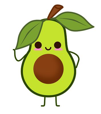 KRIKART Imágenes libres de derecho de autor: Dibujo Aguacate ''Kawaii' Cute Fruit Drawings, Doodling Sketches, Comedy Illustration, Green Drawing, Avocado Cartoon, Avocado Guacamole, Avocado Art, Funny Guy, Kawaii Clipart