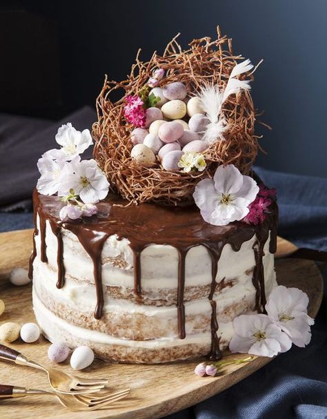 Baking for Easter? There is nothing more exciting than coming up with decoration ideas for your Easter cake! Here we rounded up over 25 of the most spectacular Easter Cakes that will elevate your Easter lunch or Brunch to the next level. Best of all? A lot of these are super easy to make and … Easter Cake Vegan, Easter Brunch Treats, Easter Egg Nest Cake, Pinata Cake Recipe, Easter Bunny Cake Recipe, Chocolate Malt Cake, Mini Eggs Cake, Rainbow Cake Recipe, Easter Egg Nest