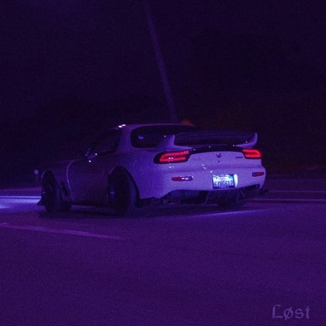 Purple Rx7, Mazda Rx7 Purple, Mazda Rx7 Aesthetic, Purple Cars Aesthetic, Purple Shuffle, Twitter Wallpaper, Car Jdm, Slammed Cars, Bmw Sport