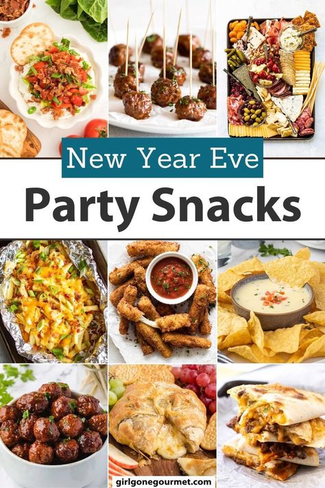 These New Year Eve Party Snacks include dips, sliders, finger foods, and more for a festive celebration. These easy recipes are perfect for any NYE party. Pop over to my site for all the best snack ideas! Nye Food Ideas Party Appetizers Kids, New Years Party Snacks Easy, Food Ideas For New Years Eve At Home, New Year’s Day Party Food, New Year’s Eve Family Party Food, New Year’s Eve Party Finger Food, Kid Friendly Nye Food, New Years Eve Finger Food Ideas For Kids, New Years Eve Snack Foods