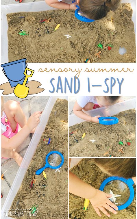 Spice up your sand table or sand filled sensory bin with these 10 play ideas. Perfect activities for summer tot school, preschool, or kindergarten! Summer Preschool Activities, Eyfs Activities, Nursery Activities, Sand And Water Table, Summer Preschool, Sand Play, Creative Curriculum, Sand Table, Activity For Kids