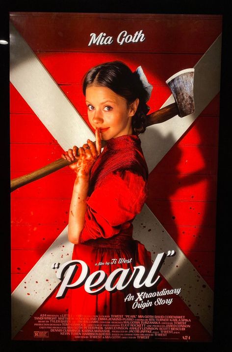 Pearl 2022 Movie, Pearl Movie Poster, Pearl Movie, Pearl 2022, Vintage Movie Posters, Movies Posters, Original Movie Posters, Vintage Movie, Original Movie