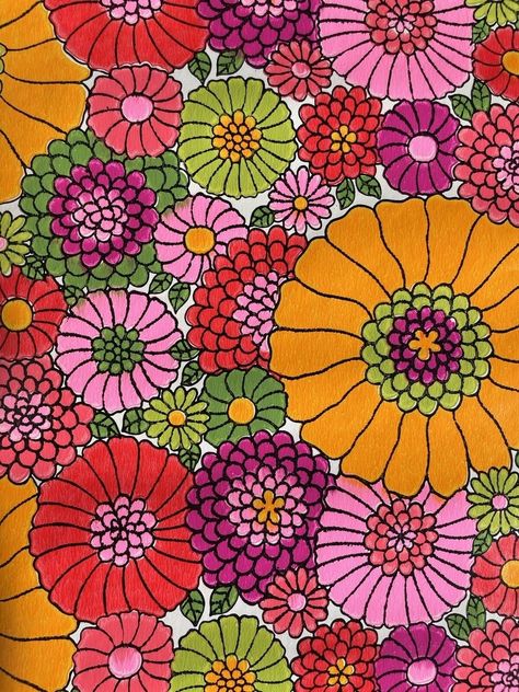 1960s floral wallpaper resolution: 1200x900 60s Flower Pattern, Flower Power Wallpaper, 1960s Wallpaper, Pink Retro Wallpaper, 60s Wallpaper, Flower Power Art, Floral Print Wallpaper, Vintage Wallpaper Patterns, Power Wallpaper