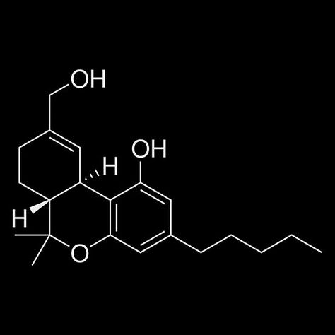 THC chemical structure Thc Tattoo, Chemical Structure Tattoo, Chemistry Posters, Dye Studio, Symbol Drawing, Chemical Structure, Iphone App Layout, App Layout, Iphone App