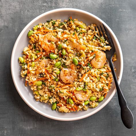 Rice Healthy Recipes, Shrimp Edamame, Weight Watchers Shrimp, Mexican Fish, Healthy Decisions, Fried Cauliflower Rice, Beach Recipes, Special Diet Recipes, Ww Food