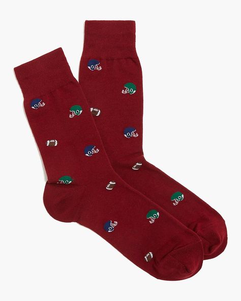 Shop for the Football socks for men. Find the best selection of men mens-categories-accessories-socks-critter-socks available in-stores and on line. Jcrew Mens, Football Socks, Socks For Men, J Crew Men, Christmas Gift Guide, Mens Socks, J Crew, Socks, Football