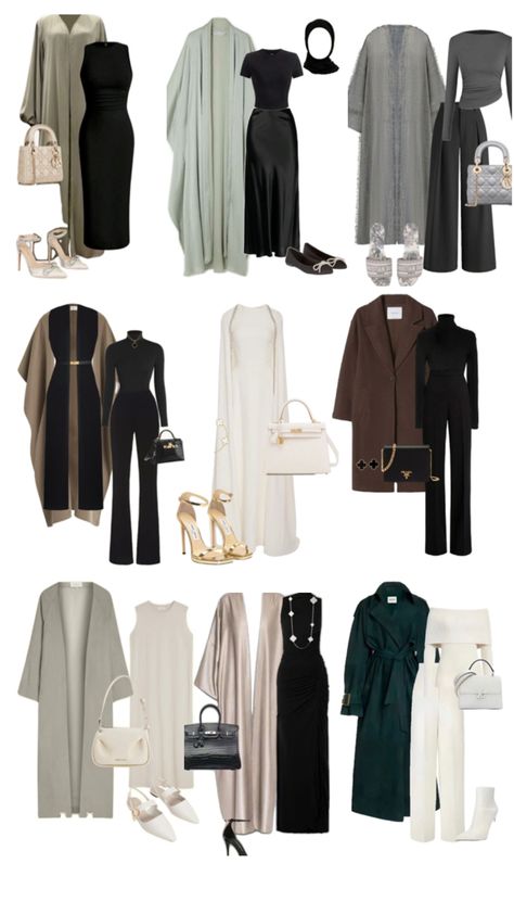 Study Outfit Aesthetic, Types Of Clothes, Study Outfit, Abaya Outfit, Stylish Outfits Casual, Capsule Wardrobe Casual, Fashion Top Outfits, Business Casual Outfits For Work, Clothes And Shoes