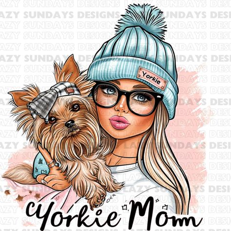 Maltese Shih Tzu, Mama Sublimation, Yorkie Moms, Yorkie Terrier, Yorkie Lovers, Disney Images, Yorkie Dogs, Yorkshire Terrier Puppies, Mom Art