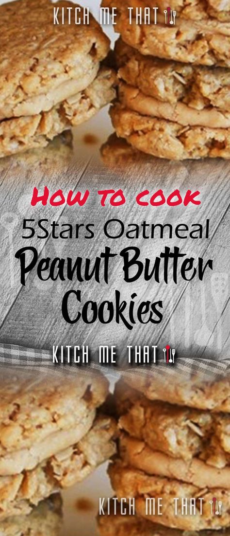 Cookies, Oatmeal, Peanut-butter Pb Cookies, Oatmeal Peanut Butter Cookies, Cookie Recipes Peanut Butter Oatmeal, Peanut Butter Oatmeal Chocolate Chip Cookies, Easy Oatmeal, Peanut Butter Oatmeal Cookies, Peanut Butter Oatmeal, Oatmeal Cookie Recipes, Delish Recipes