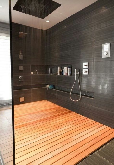 Drømme Bad, Dream Shower, Bad Inspiration, Bathroom Design Inspiration, Dream Bathrooms, Contemporary Bathrooms, The Shower, House Bathroom, Beautiful Bathrooms