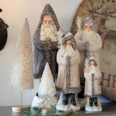 HEAVEN AND NATURE SING | Shop Sales Events Antique Farmhouse Winter Decorating, Seasonal Displays, Santa Figurines, Christmas Fireplace, Xmas Decor, French Farmhouse, Antique Farmhouse, Sugar Plum, Magical Christmas