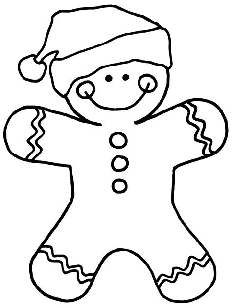 free gingerbread man digital stamp Gingerbread Man Template, Gingerbread Man Coloring Page, Christmas Coloring Sheets, Printable Christmas Coloring Pages, Gingerbread Crafts, Christmas Worksheets, Christmas Gingerbread Men, Coloring Pages Printable, Christmas Drawing