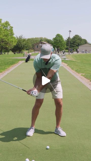 Eric Cogorno on Instagram: "Here is my favorite drill to help players feel and perform the trail shoulder/arm mechanics that lead to shaft lean and solid, compressed shots. We're looking to get our trail arm forward enough during the downswing by: 1. Adducting the trail arm (FEEL: trail bicep pressing against the trail pec) 2. Externally rotating the trail shoulder (FEEL: squeezing your trail elbow closer to your lead elbow) Comment "send it" below if you want to see the YouTube video where I walk you through this drill in full detail and I'll send it over to ya👊🏽 #golflife #golfaddict #golfclub #golfswing #golf #golfstagram #instagolf #golftips #golfcourse #golfpro #pga #golfcoach #swingcoach #golfislife #golfshot #golfinstruction #golfinstructor #golflesson #cogornogolf #ericco Golf Downswing, Golf Techniques, Golf Decor, Golf Drills, Golf Rules, Golf Irons, Golf Exercises, Golf Instruction, Golf Digest