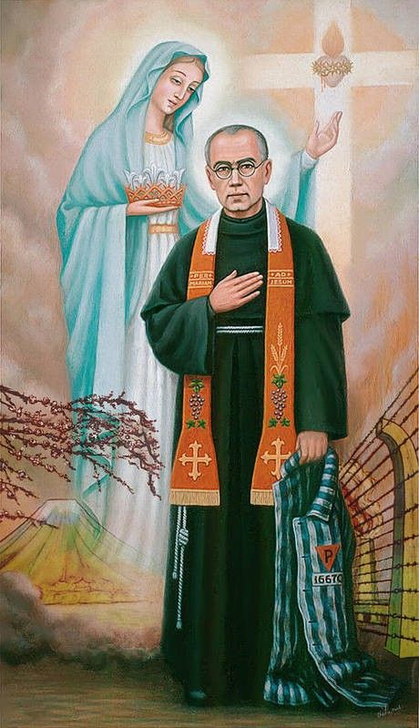 Saint Maximillian Kolbe, St Maximilian Kolbe, Maximilian Kolbe, Mother Of Christ, St Maximilian, Religious Pictures, Take Me To Church, Conquer The World, Blessed Mother Mary