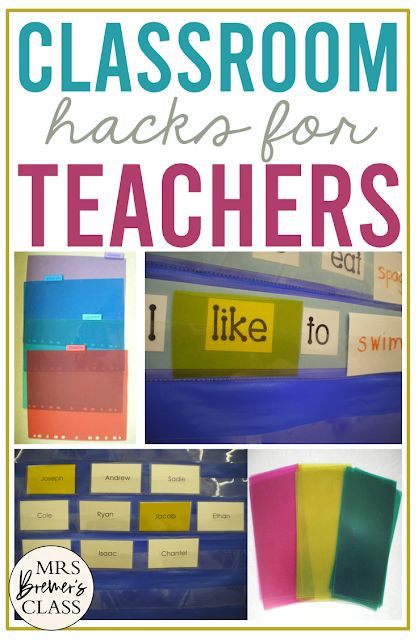 DIY highlighting cards to use in the pocket chart for primary classrooms Pocket Chart Stand, Wall Pocket Organizer, Scrapbook Planning, Environmental Print, Classroom Hacks, Paper Pocket, Teachers Diy, Name Activities, Diy Classroom