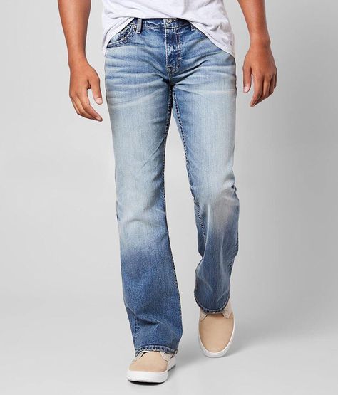 BKE Fulton Boot Stretch Jean - Men's Jeans in Sachs | Buckle Mens Jeans Guide, Denim Washes, Mens Jeans Fit, Jeans Outfit Men, Fly Shoes, Ripped Jeans Men, Bke Jeans, Mens Fashion Jeans, Bootcut Jean