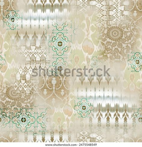 Flower Pattern Multicolor Texture Pattern Illustration Stock Illustration 2475548549 | Shutterstock Kurti Texture, Zometrical Pattern, All Over Design Pattern, Dupatta Design, Scarf Designs, Men's Kurta, Textile Prints Design, Digital Texture, Allover Pattern