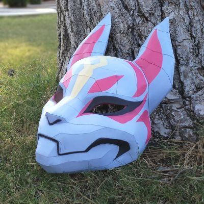 Fortnite Papercraft: Drift Mask | Tektonten Papercraft Paper Spider Craft, Halloween Paper Decorations, Armor Mask, Paper Spider, Anbu Mask, Papercraft Mask, Mask Papercraft, Fortnite Cosplay, Spider Craft