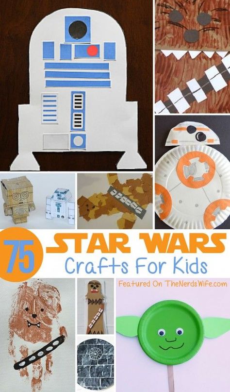 Star Wars Crafts for Kids Star Wars Crafts For Kids, Star Wars Classroom, Kids Preschool Learning, Star Wars Crafts, Star Wars Bb8, Star Wars Birthday Party, Star Wars Birthday, Crafts For Boys, Star Wars Kids