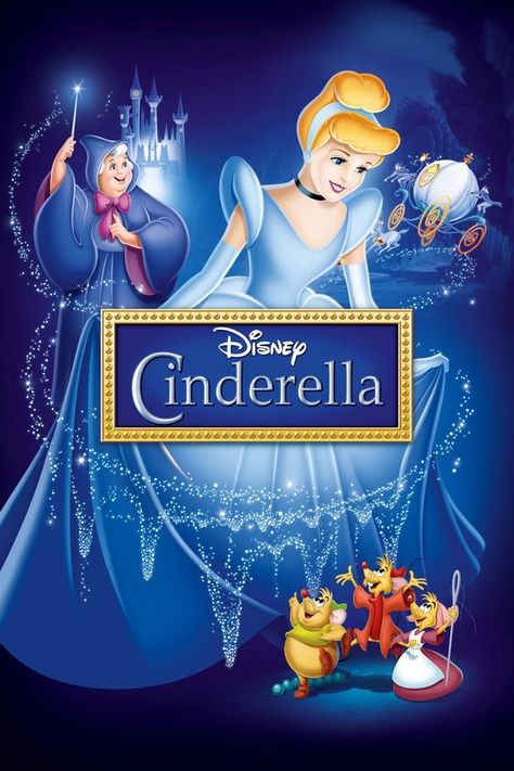 Cinderella (1950) Animated Movie Poster Framed or Unframed Glossy Poster Free UK Shipping!!! - A4 - 210 × 297 mm Unframed Fairy Godmother Wand, Animated Movie Posters, Movie Poster Frames, Cinderella Movie, Beau Film, Cinderella Disney, Ginger Rogers, Film Disney, Walt Disney Animation