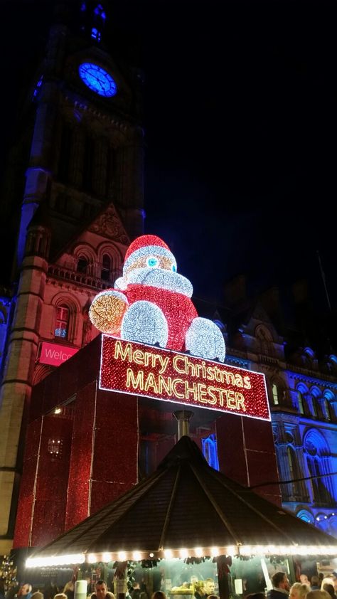 Christmas Markets Manchester, Christmas Market Manchester, Christmas In Manchester, Manchester Markets, Manchester Christmas, Manchester Christmas Markets, Manchester Town Hall, Europe Christmas, Manchester Street